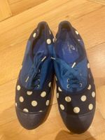 Blaue POLKADOTS Pünktchen Schuhe Gr. 37