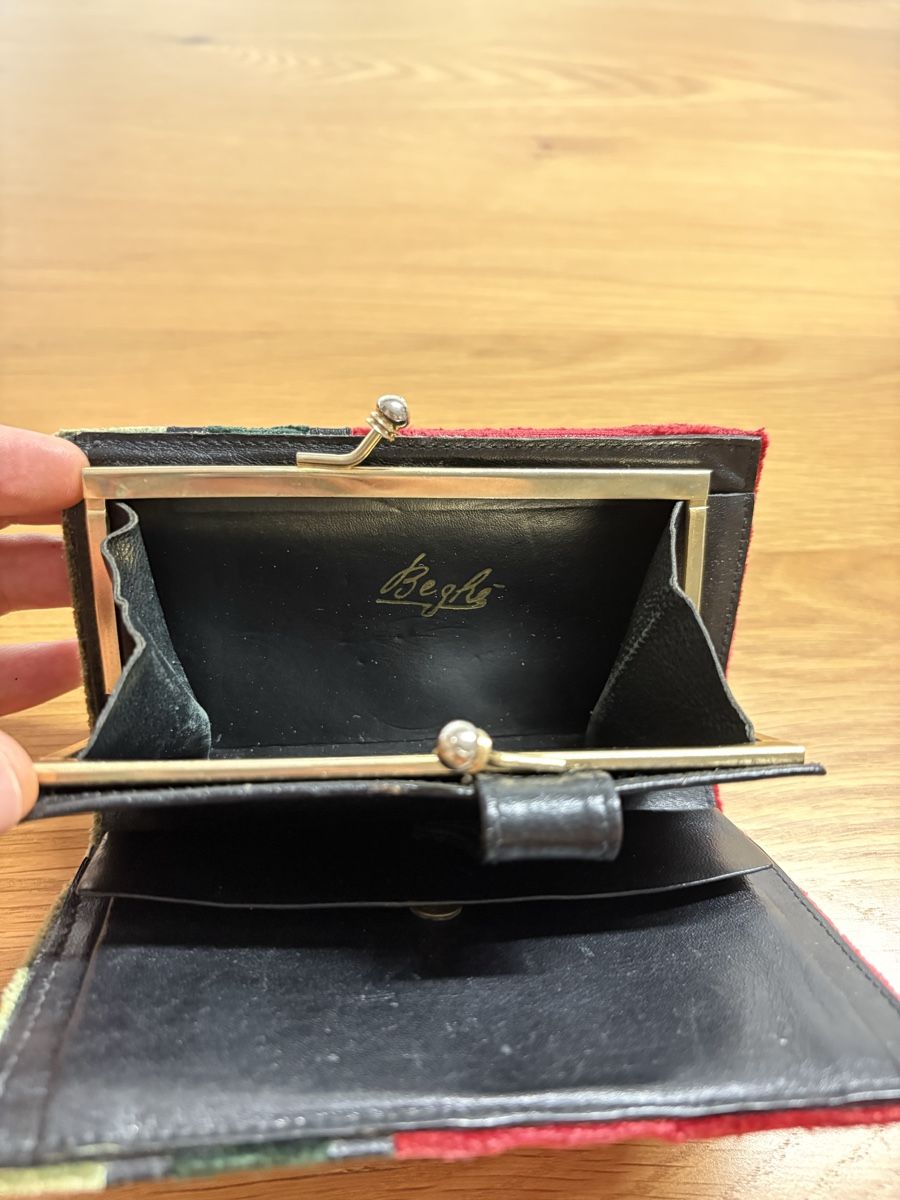 Portemonnaie: Portafoglio vintage in velluto e pelle – Gebraucht aus S. Antonino von LIKA91 1