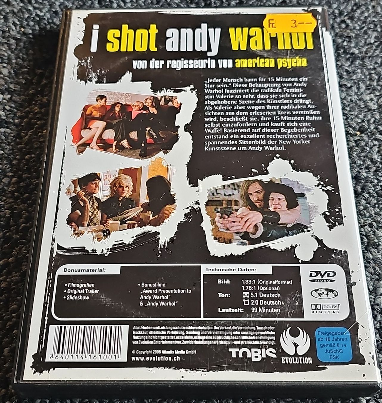Alle DVDs: I Shot Andy Warhol (23512) – Gebraucht aus Ruswil von jan_bxl5 1
