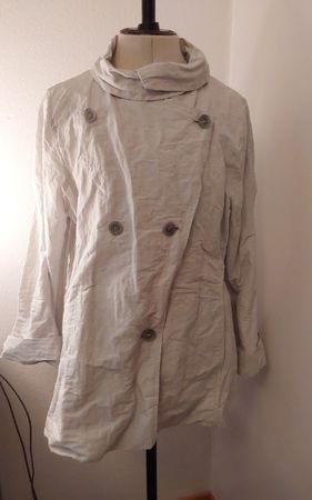 Super stylée veste blazer Lagenlook couleur écru OSKA, t. 42