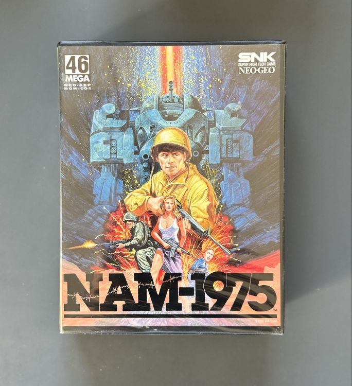 Nam 1975 Americana Para Neo Geo Aes Completa Cheiro De Nova | Frete grátis