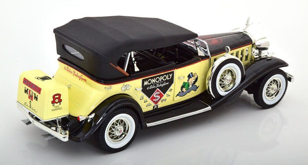 Cadillac Modellini d'auto: CADILLAC V16 PHAETON MR. MONOPOLY 1:18 – Nuovo e nell'imballaggio originale da Suhr venduto da Moebelsiralfred 3