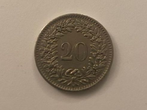Alle Münzen: 20 Räppler - 1965 – Gebraucht aus Leibstadt von Shopcity 1