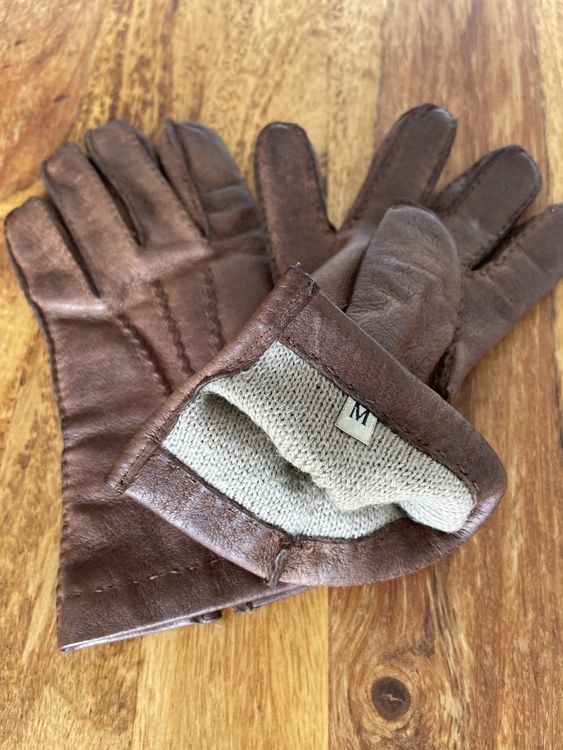 Gants & mitaines : Lederhandschuhe (mit Wolle gefüttert) – D'occasion à Grenchen par M_ina 1