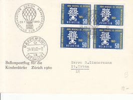 Sonderstempel S. 504 Ballonaufstieg Zürich