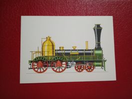 AK Bahn Kunst Color Zeichnung Svoboda Lokomotive