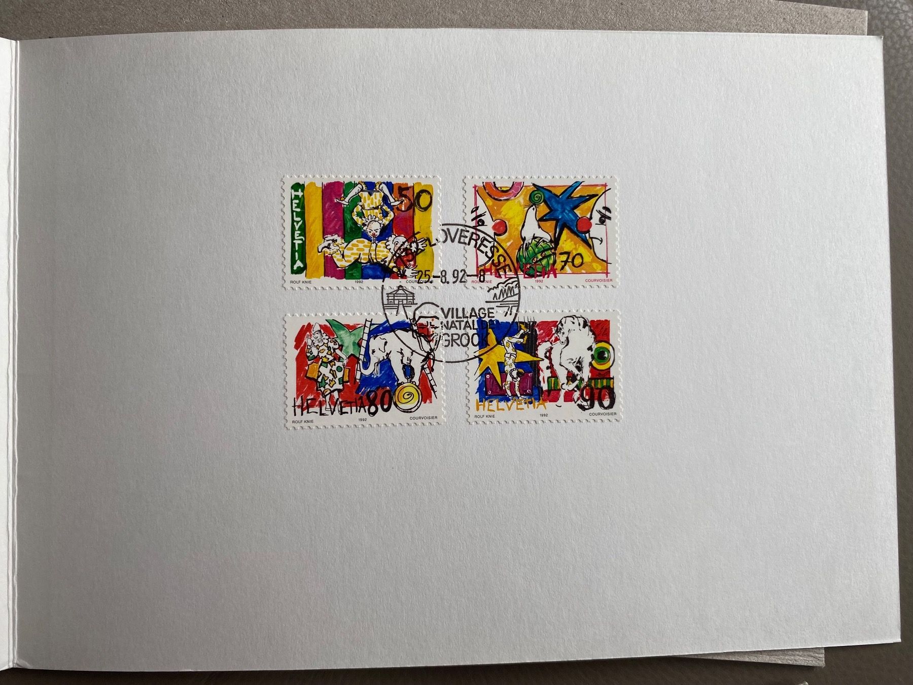 Alle Briefmarken: Weihnachtskarte 1993 – Gebraucht aus Aarau von hilde47 1