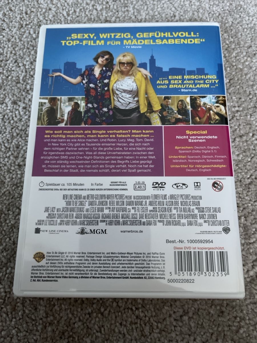 Tous les DVDs: How to be Single DVD  – D'occasion à Unterkulm par AnoliOccasion 2