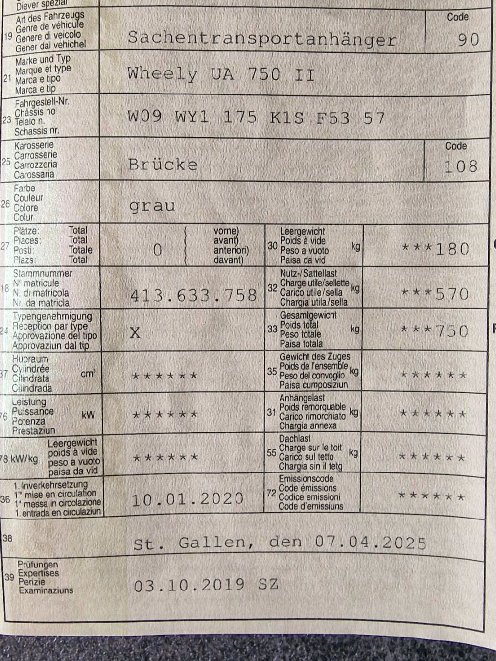 Remorques: Wohnmobil-Anhänger – Neuf (Voir description) à Oberuzwil par ptr_8x2d 6