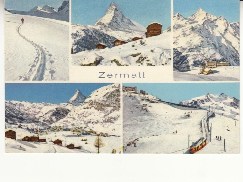 Cartoline postali: Zermatt 1962 – Usato da Bürglen TG venduto da StampGraf