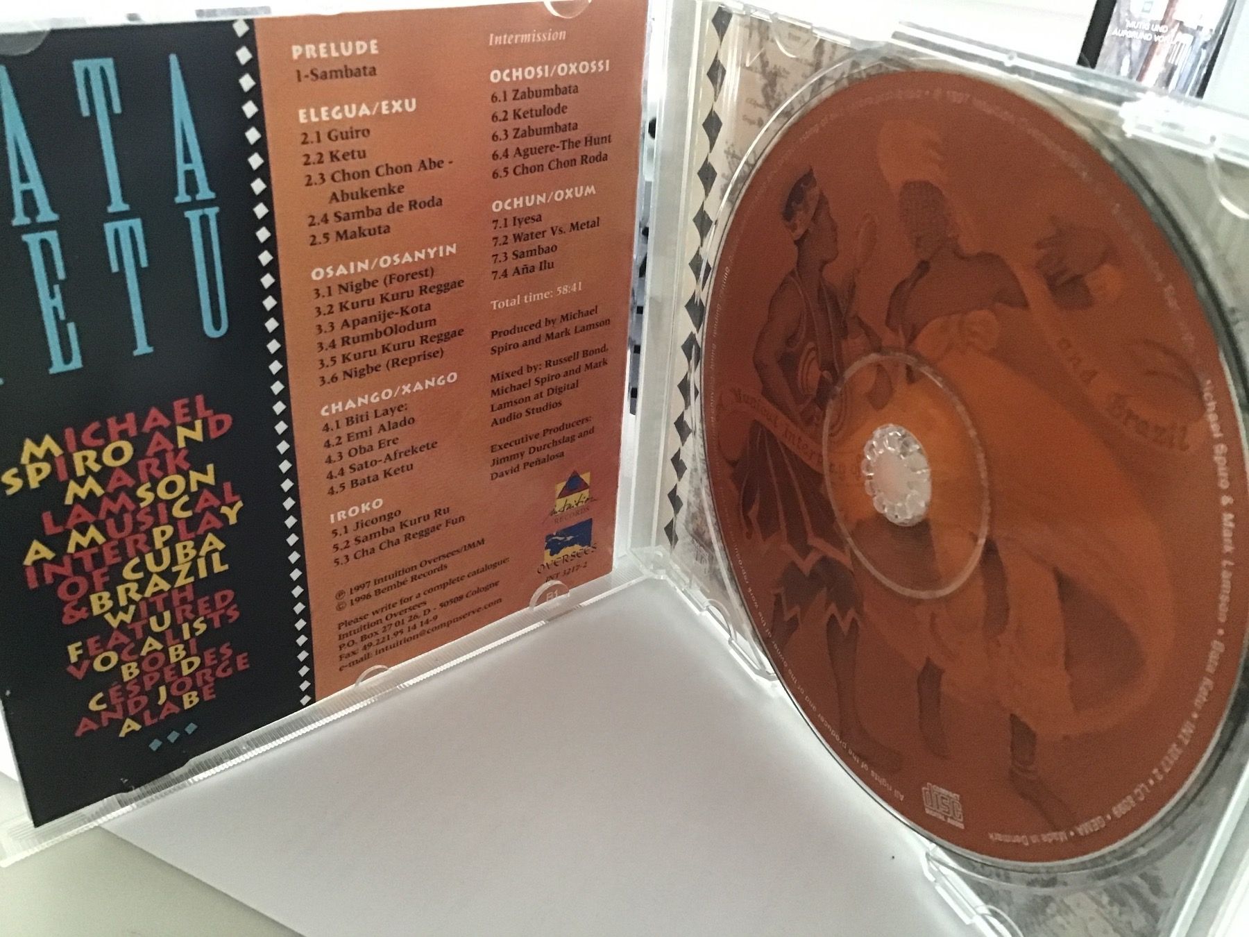 CD: Michael Spiro  &  Mark Lamson – Usato da Thierachern venduto da sweden08 2