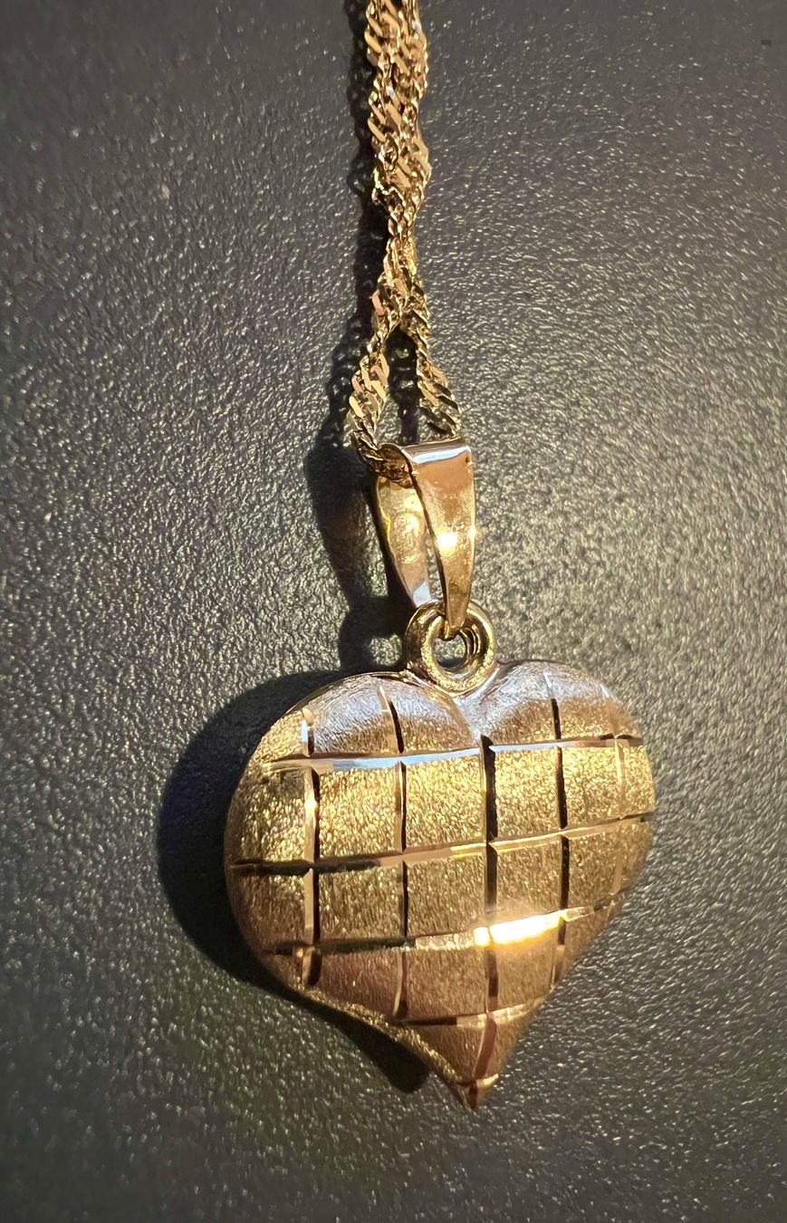 Ketten: Gold-Collier 18K mit Herzanhänger – Gebraucht aus Chur von Penting1935 3