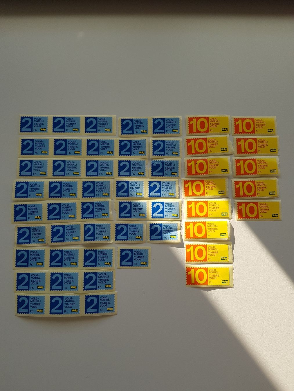 Volg Timbres & points: Volg-Märkli  – Neuf (Voir description) à Lanzenhäusern par Ulika