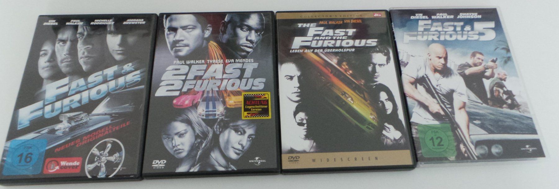 Tutti i DVDs: 4 DVDs "Fast & Furious" – Usato da Flamatt venduto da Tattoo18