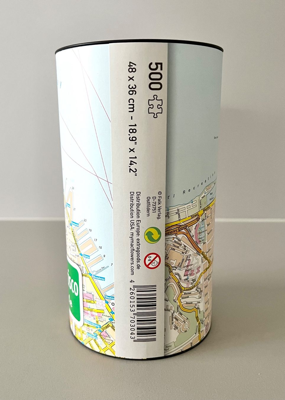 Puzzle: San Francisco Puzzle, 500 Teile, neu – Nuovo (secondo la descrizione) da Zürich venduto da berthy 1