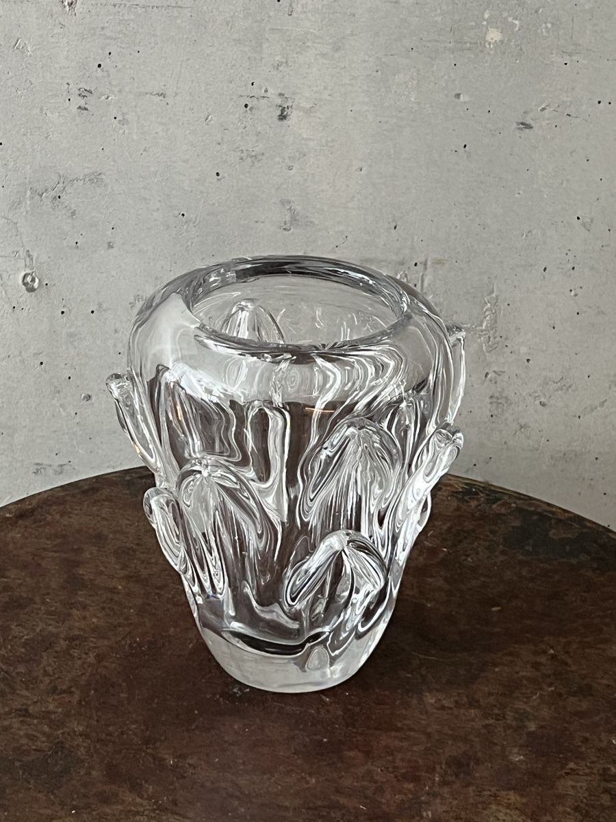 Vasi & Recipienti: Antike, spezielle massive Kristallglas Vase – Usato da Wabern venduto da La-Vitrine 1