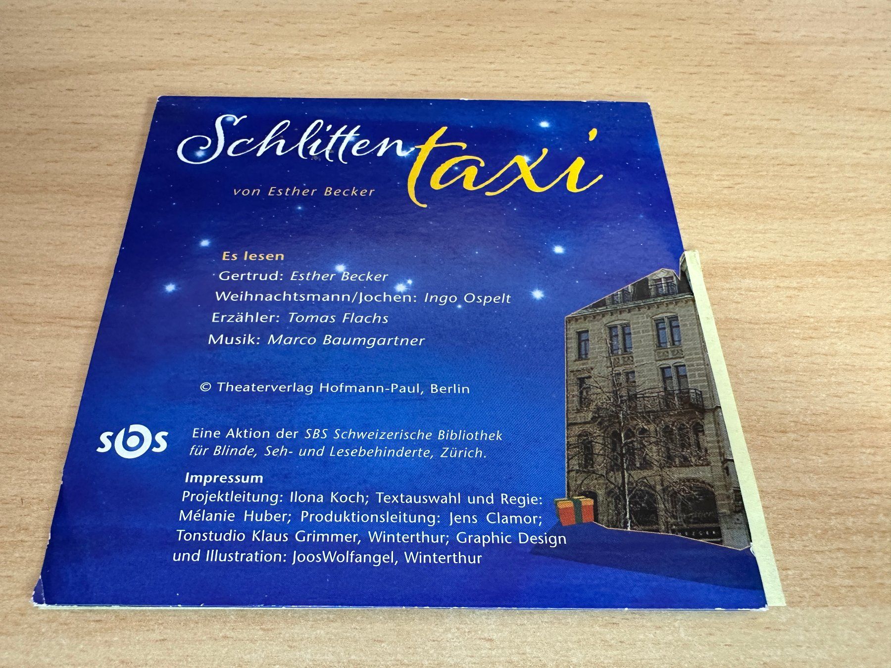 Audiolibri: Esther Becker - Schlittentaxi – Usato da Rikon im Tösstal venduto da Alpenmutz 1