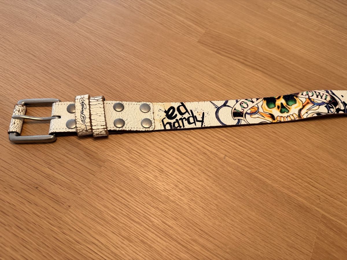 Ed Hardy Gürtel: Ed Hardy Ledergürtel 100 cm – Gebraucht aus Rorschach von nan_8rts 3