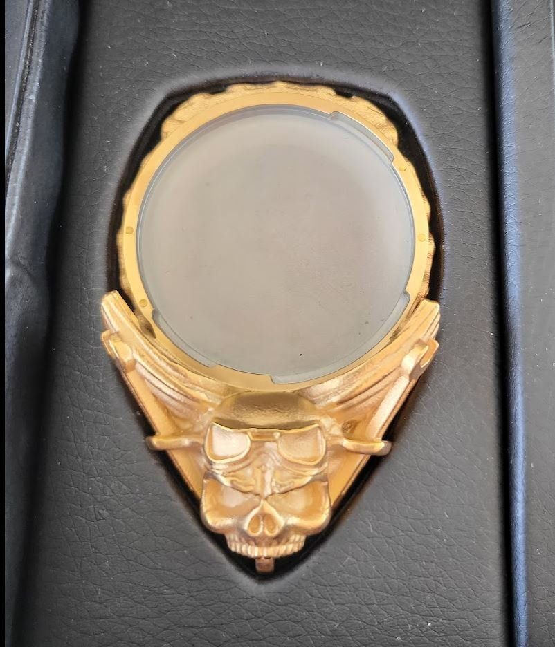 Bomberg Orologi: Bomberg Skull Rider Automatic Gold Edition – Nuovo (secondo la descrizione) da Chabrey venduto da Horology 2