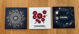 Chanel Karten 3x Luxus karten Weihnachten Geburtstag