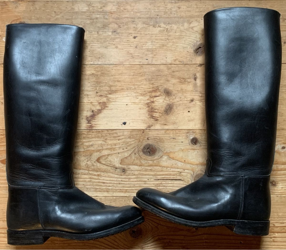 Schweizer Armee Herrenschuhe: Offiziersstiefel der CH Armee – Gebraucht aus Goldingen von Bergler012