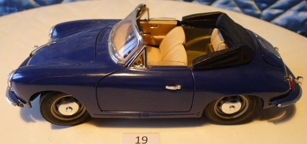 Porsche Modellini d'auto: Porsche 356 B Cabriolet Modellauto blau – Usato da Steffisburg venduto da Gswiss