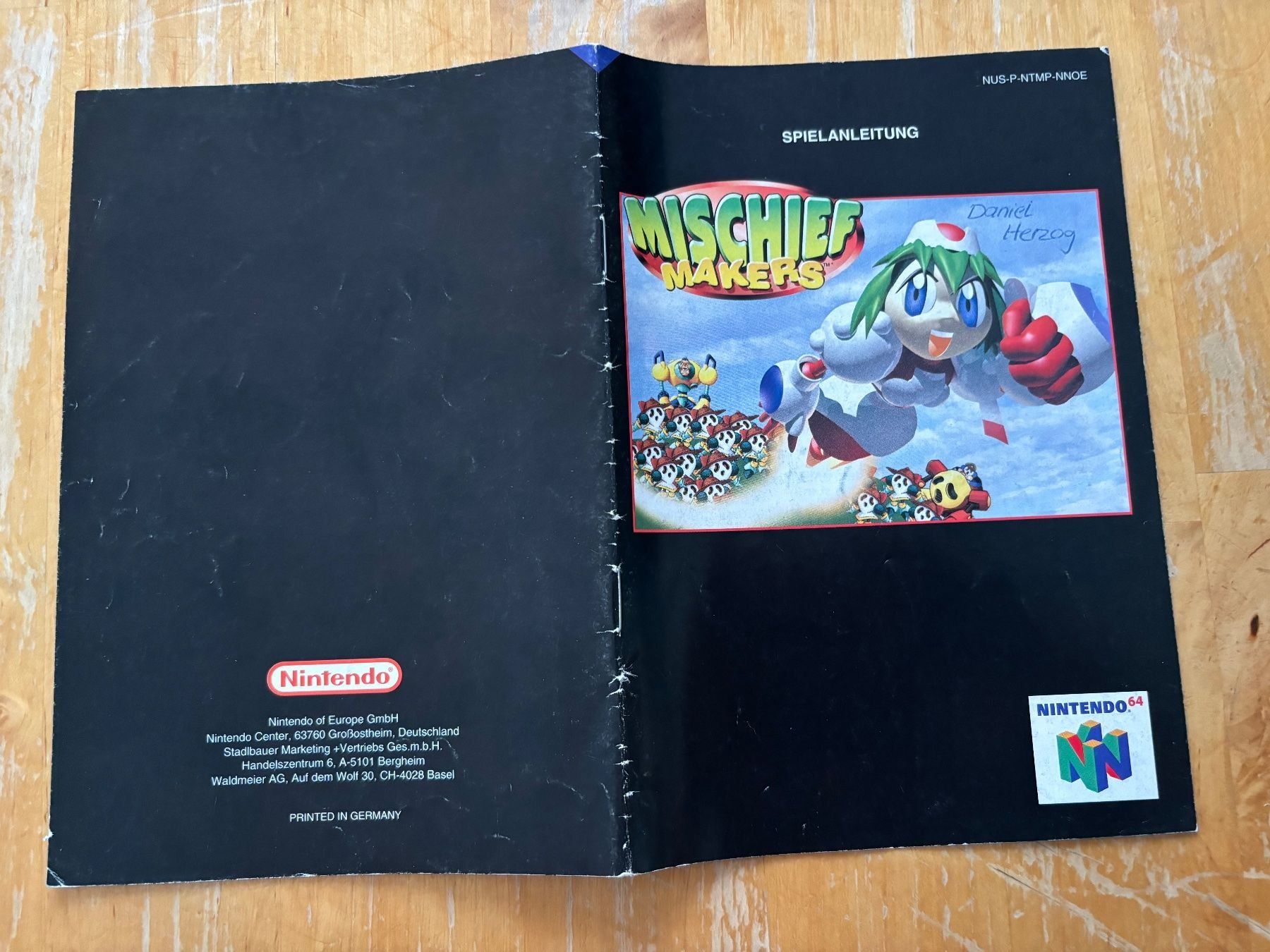 Giochi: Anleitung Mischief Makers (Deutsch) – Usato da Frenkendorf venduto da Fionchen