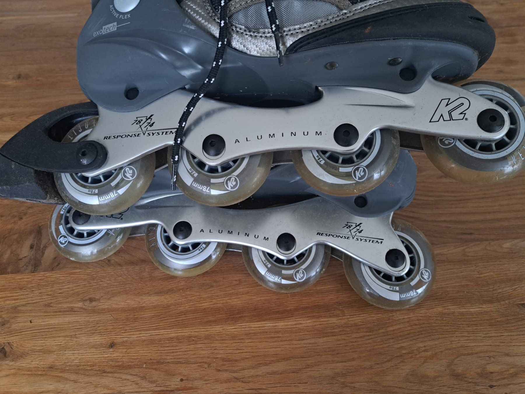 K2 Inline-Skating & Rollschuhe: K2 Inlineskates Velocity Ti-M, Grösse 42.5 – Gebraucht aus Wolfhausen von Dragons01 2
