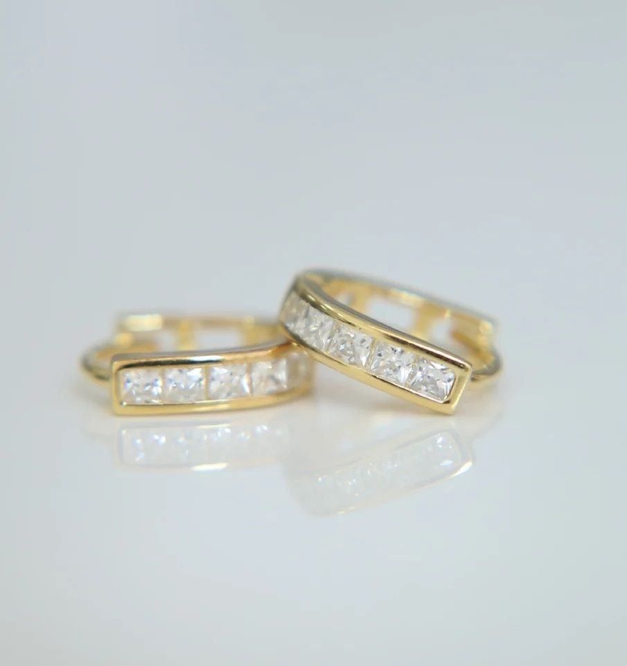 Orecchini pendenti & Orecchini a lobo: silber ohrring (gold farbe) – Nuovo e nell'imballaggio originale da St. Gallen venduto da yatoot26 1