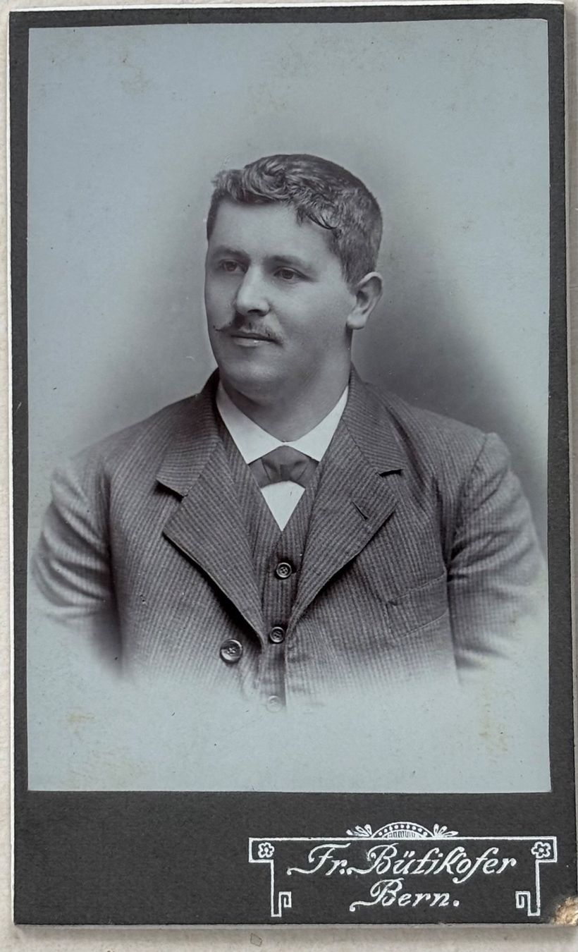 Cartoline postali: CDV Fr. Büttikofer, Bern - Mann, Mode – Usato da Frauenfeld venduto da Merk52