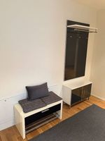 Garderoben-Set mit Spiegel, Schuhschrank und Sitzbank