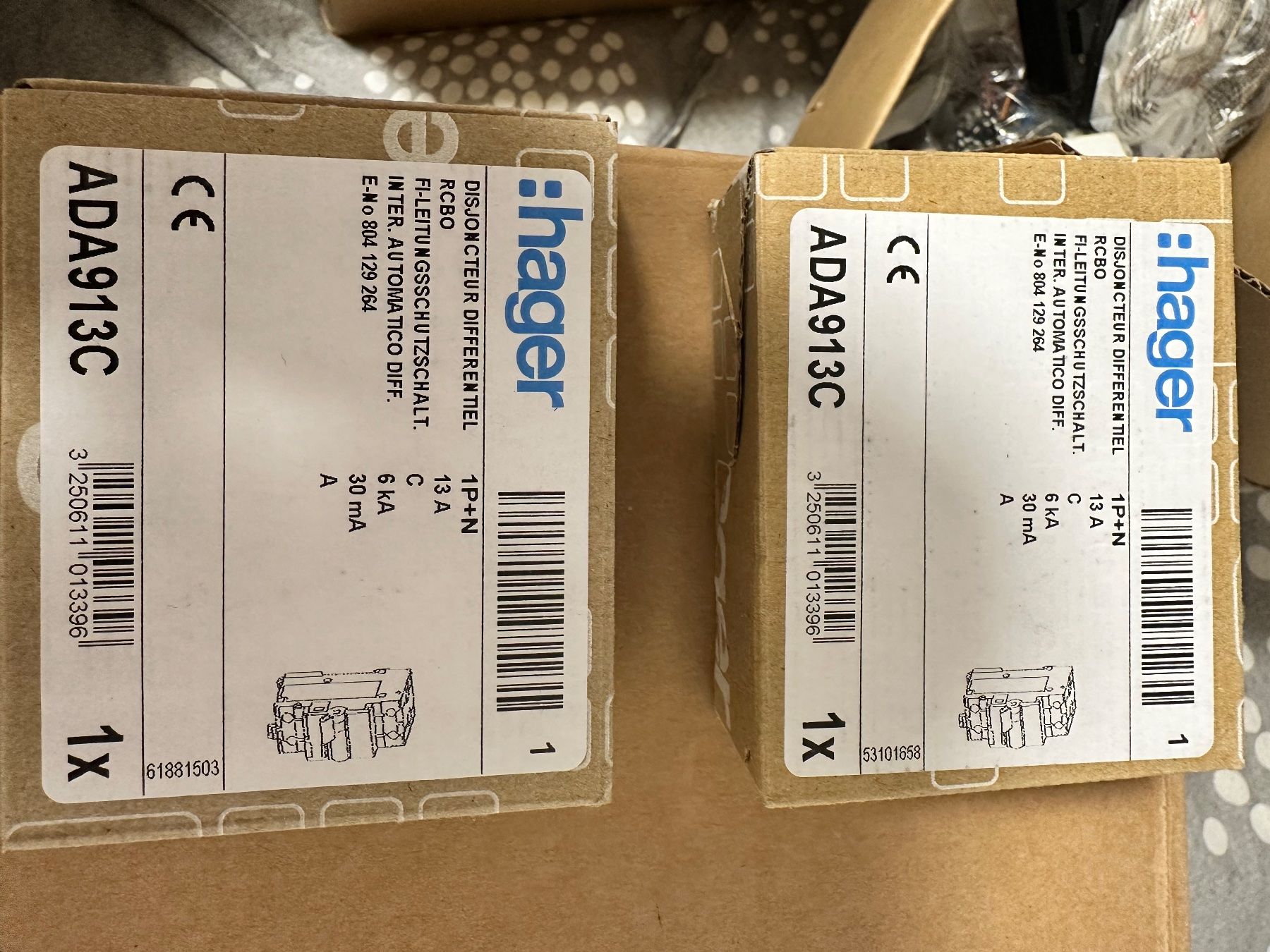 Hager Schalter: 2x Hager FiLs C13 A – Neu und originalverpackt aus niederhasli von rami016 1