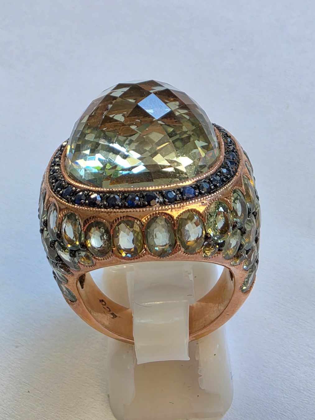 Ringe: Ring Prasiolith Safir Grösse 54 – Neu (gemäss Beschreibung) aus Zürich von Bieter04 1