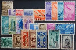 Italien ex. Kat. 723-777 * 1946/49 Kat. 90 Euro