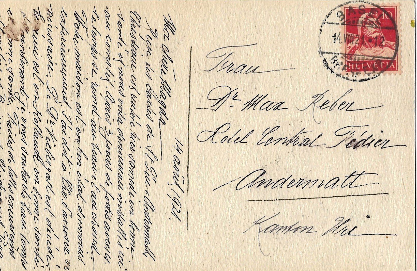 Cartoline postali: Windmühle - handgemalt - 1921 - RAR! – Usato da Frauenfeld venduto da Merk52 1