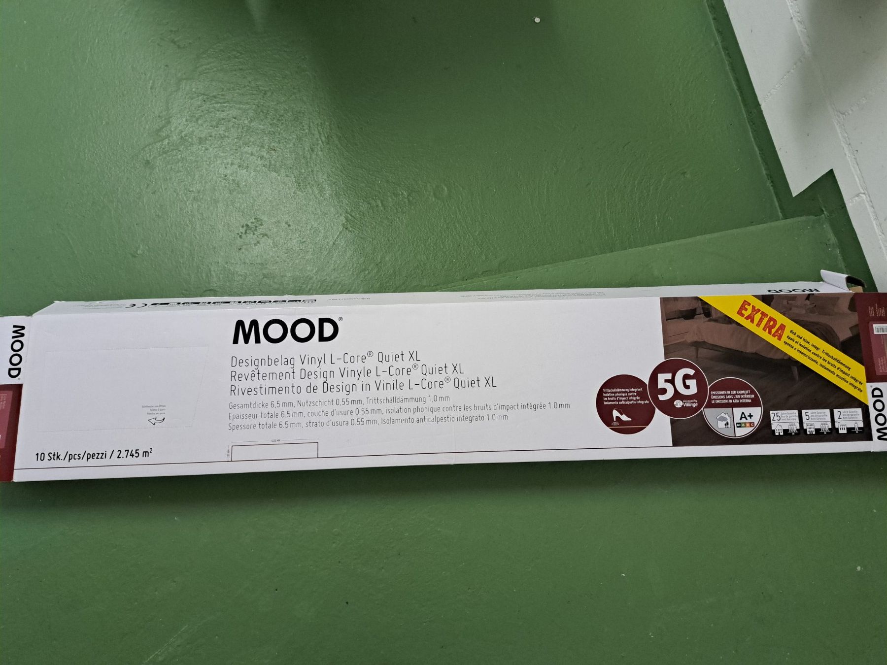Rivestimenti per pavimenti: Restposten Mood Vinylboden L-Core® Quiet Eiche Malbec, Jumbo – Nuovo e nell'imballaggio originale da Biel/Bienne venduto da ani_b7bp
