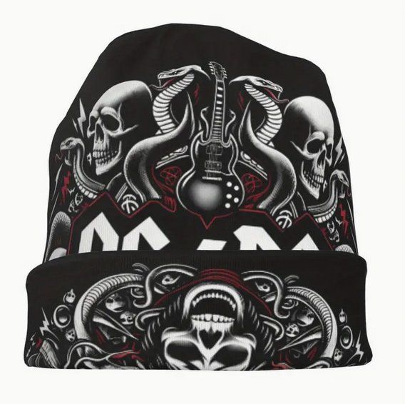 Copricapi, berretti & cappellini: BEANIE AC/DC NEU+OVP – Nuovo e nell'imballaggio originale da Bad Ragaz venduto da Schtupsi 1