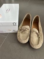 5th Avenue Mokassins beige Wildleder Grösse 40 gut erhalten