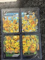 Pikachu V-Union celebration English Alle 4 Karten