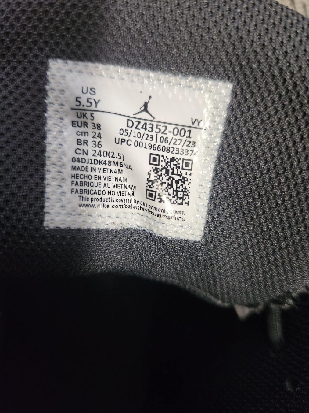 Jordan Herrenschuhe: Baskets Jordan Nike noir taille 38  – Gebraucht aus Niedergösgen von Eva2410 4