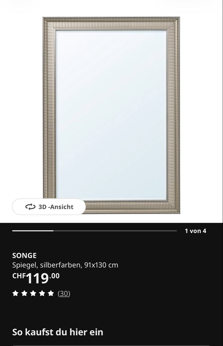 Specchi: IKEA SONGE – Usato da Arisdorf venduto da zyrkn 1