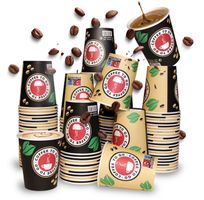 1000 Einweg-Kaffeebecher 0,2L für den schnellen Kaffeegenuss