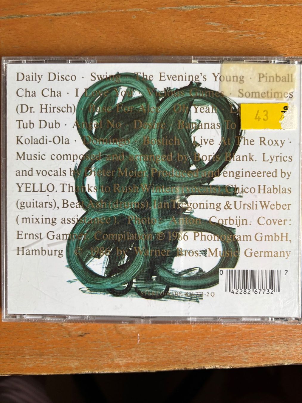 CD: Yellow - The New Mix in One Go – Usato da Hilterfingen venduto da Uschimalaika