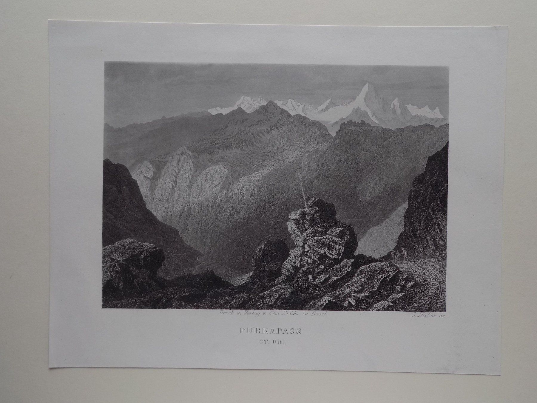 Gravures: Furkapass – D'occasion à Risch par Rischli15