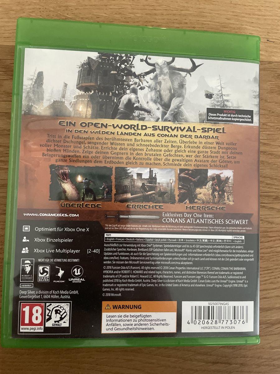 Microsoft Jeux: Conan Exiles Xbox One – D'occasion à Hagendorn par masterchieff 1