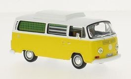 VW T2a/b Bus Camper 1971-1972 gelb / weiss   1:43 von Solido