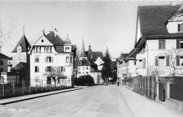 Sursee LU Strasse mit Häusern Ortszentrum