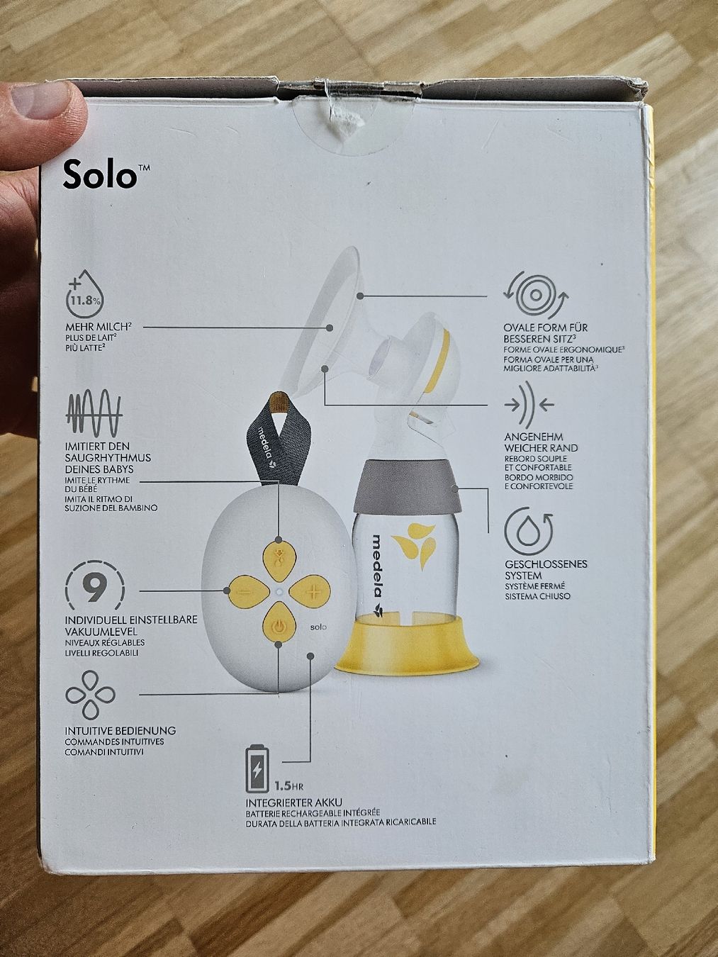 Medela Accessori per l’allattamento: Medela Solo electric breast pump – Usato da Thun venduto da danbr 1