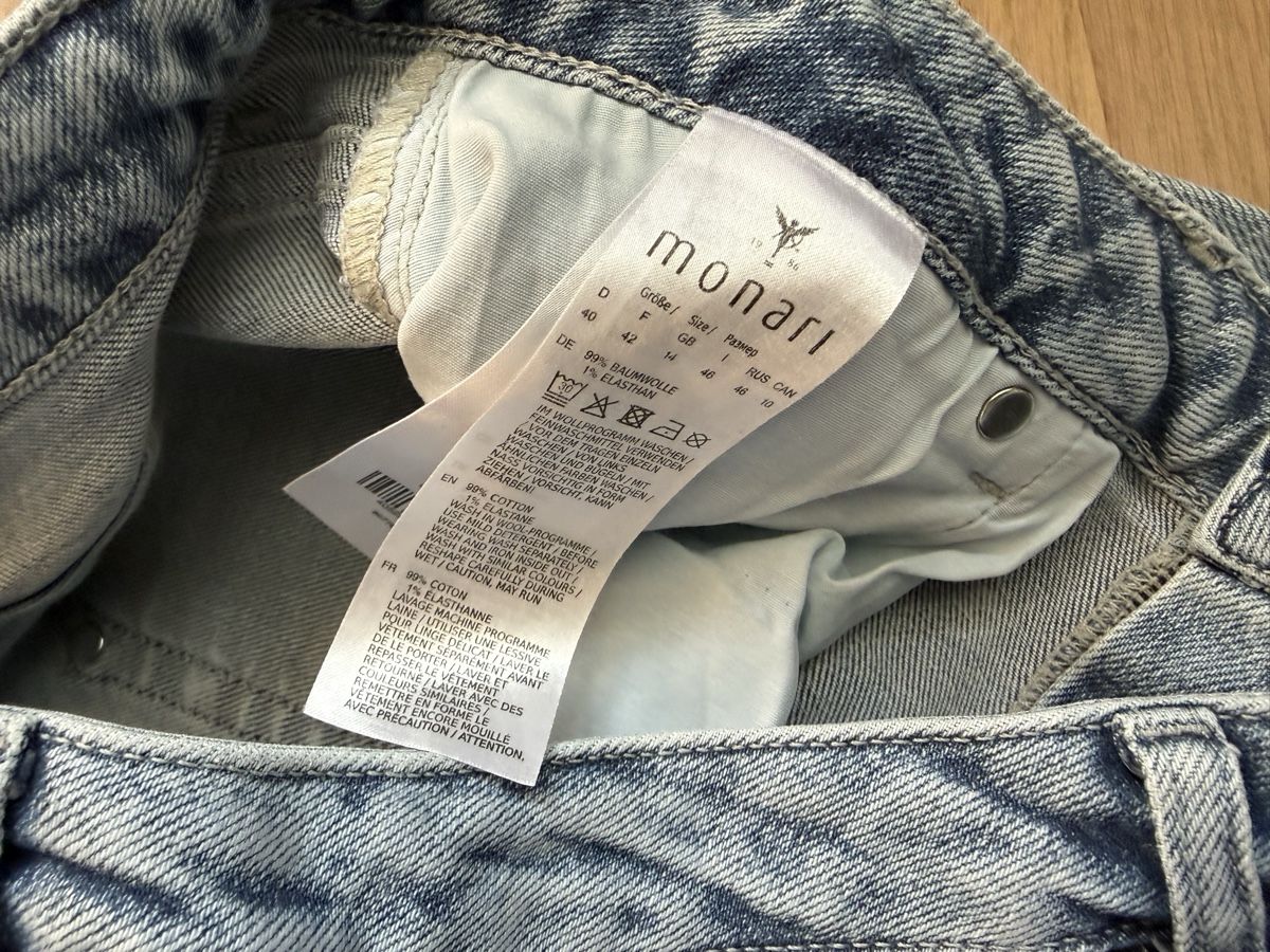 Monari Jeans: Monari Jeans hellblau Grösse 40 – Usato da Rubigen venduto da Elmacino 3