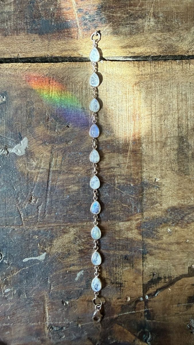 Bracciali & Braccialetti: Armband Silber mit Mondstein – Nuovo e nell'imballaggio originale da Wiesendangen venduto da Auri_0